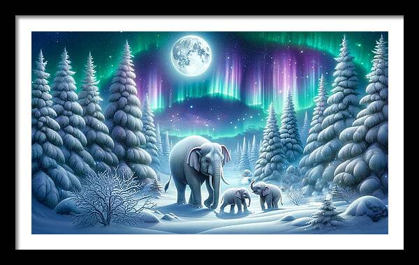 Elephants in the Aurora
